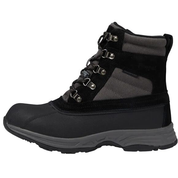 Propet Mens Cortland Boots US 12 XW EU 45.5 Black Canvas Waterproof NIB main image 9